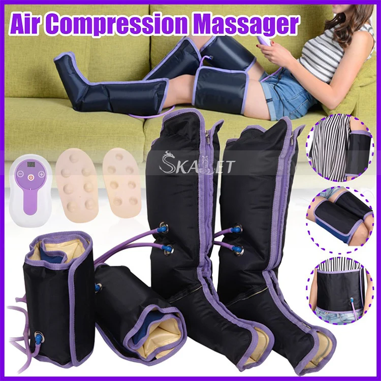 Electric Air Compression Leg Massager Vibration Infrared Therapy Pain Relief Promote Blood Circulation