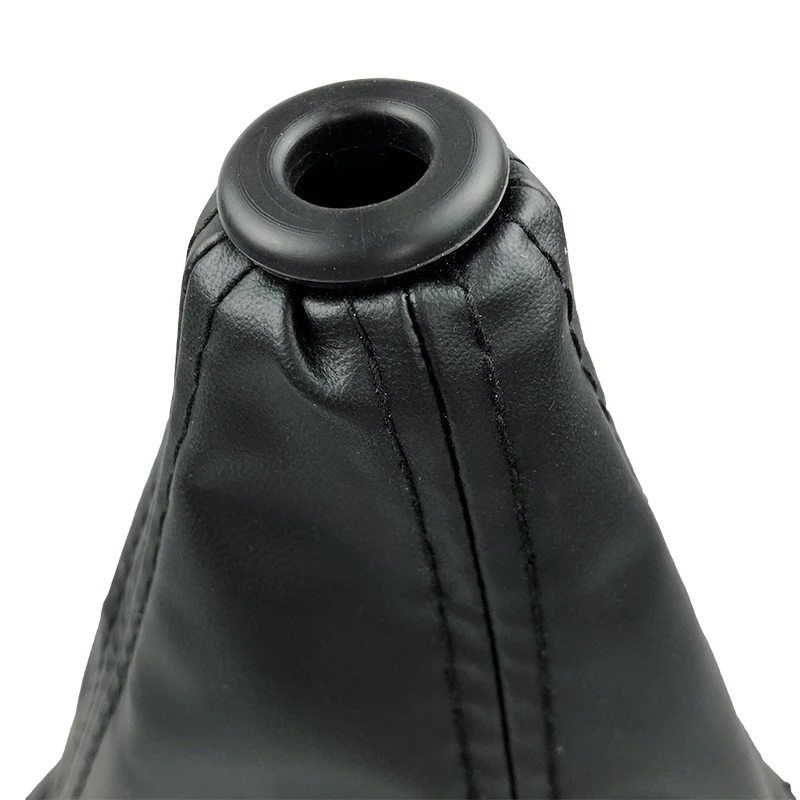 PU Leather Car Gear Shift Knob Lever Gaiter Boot Cover Frame For Hyundai Sonata 1998 1999 2000 2001 2002 2003 2004 2005 2006 Fit |