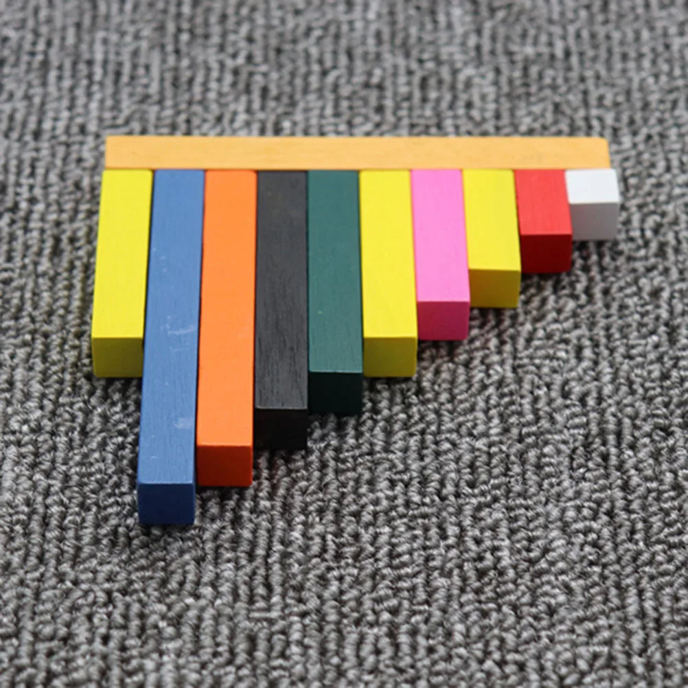 

1 Set Montessori Materials Wooden Math Toys 1-10cm Number Sticks Colorful Ascending Count Stick Preschool Educational Toy