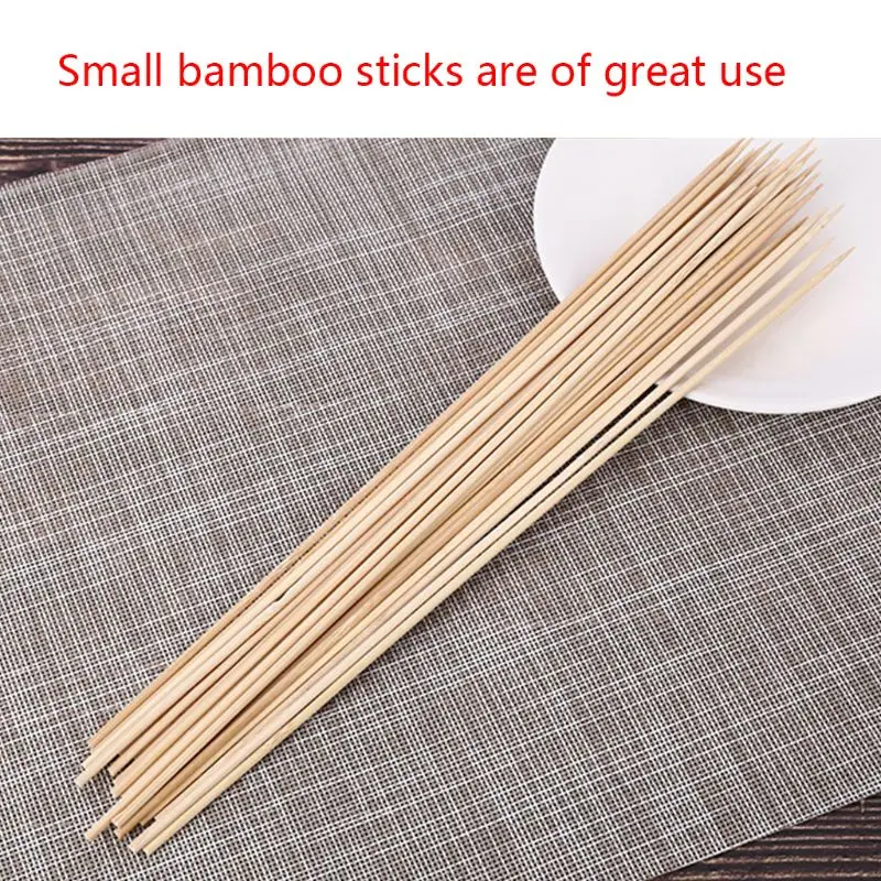 50 шт бамбуковые прослойки в шампуры для барбекю шашлычные палочки вечерние