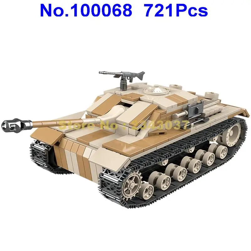 100068 721 шт. Ww2 военные Германии Военная Униформа Второй мировой войны Tank 2 оружие