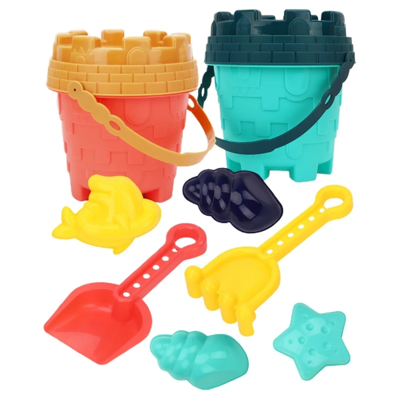 

Kids Beach Sand Bucket Set Toys Shovel Stacking Toys Water Games Tool Fun Baby Beach Toddlers Best Toys
