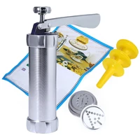 biscuit cookie making maker pump press machine cake decor with 20 moulds 4 nozzles cooking tools