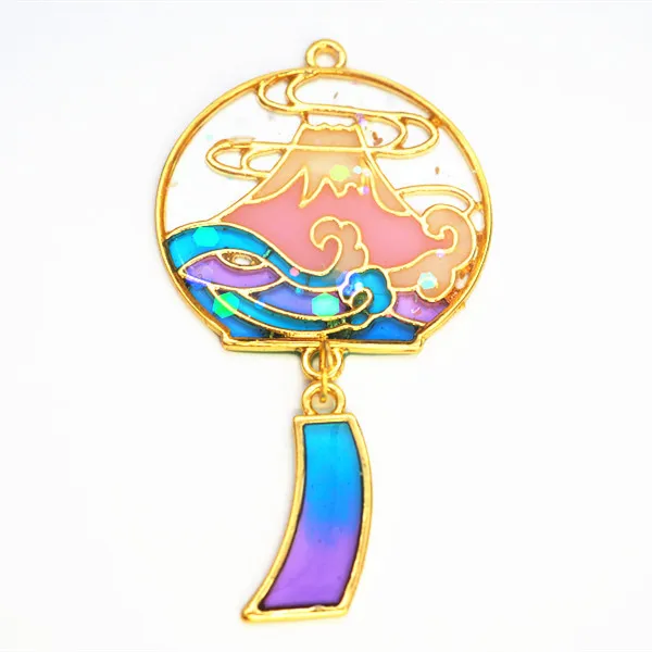 5 шт./лот металлическая рамка с ветряными колокольчиками/лентами подвесная