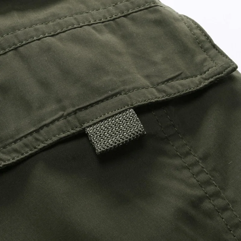 Брюки-карго мужские зимние утепленные длинные штаны со множеством карманов на