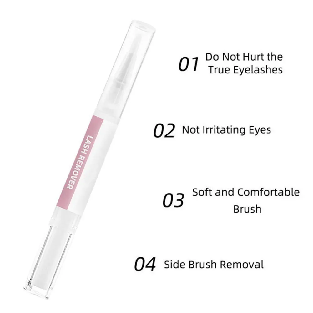 

False Eyelashes Remover Eyelashes Removal Gel Grafting Eyelashes Unloading Pen Quick Release Cream 3ml For Salon Hone Used 2PCS