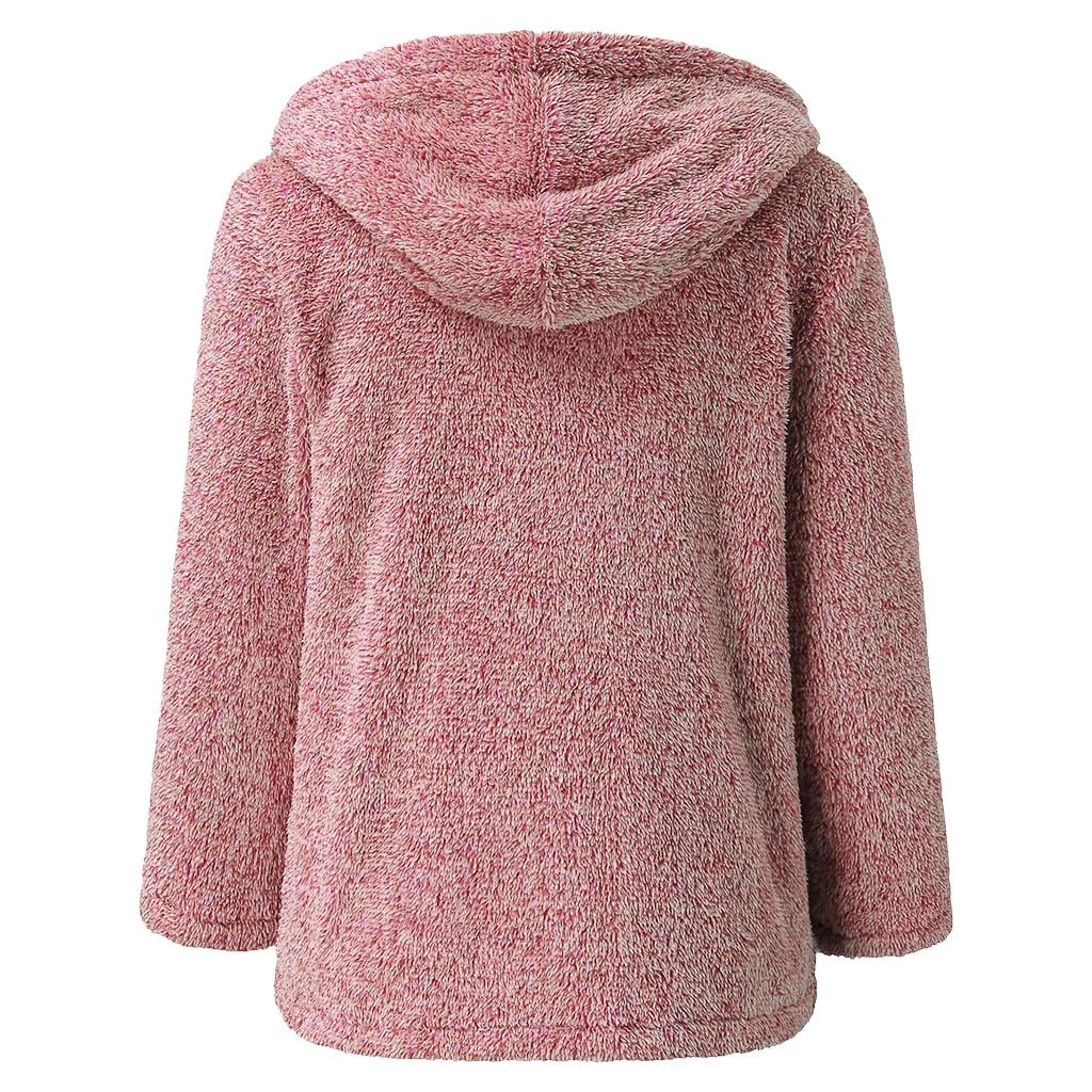 Женское модное зимнее теплое флисовое меховое пальто женская облегающая верхняя