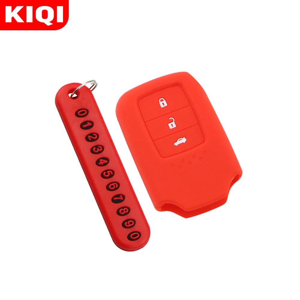 Силиконовый чехол для автомобильного ключа с картой номером телефона подходит