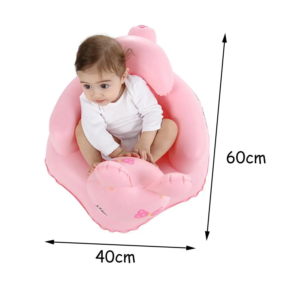 

Seat Sofa Learning Chair Baby Inflatable BB dining Chair Multi-function Portable Baby Bath StoolDaily Necessities