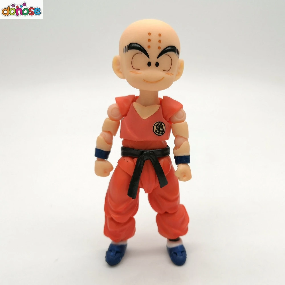 Kuririn no box Фигурка Dragon ball Z Great Saiyaman Gohan Bulma Kuririn Joint подвижная аниме фигурка Рождественский подарок фигурка модель - Цвет: Kuririn no box
