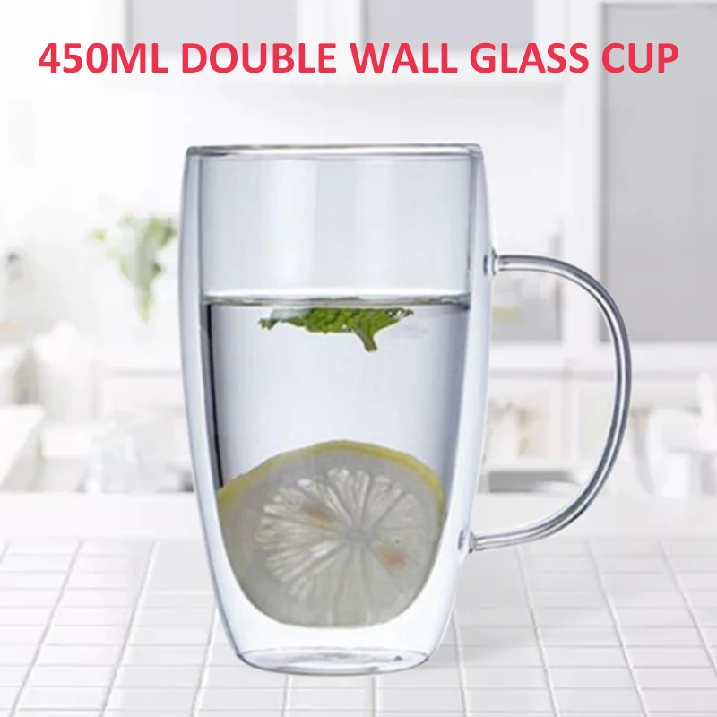 1 шт. стакан с двойными стенками чашка для чая кофе виски пива - Цена: 726.48