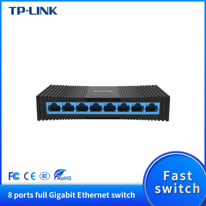 TP-Link TL-SG1008M Mini 8 портов RJ45 Gigabit Desktop Switch 1000 Мбит/с переключатель SOHO Ethernet Lan