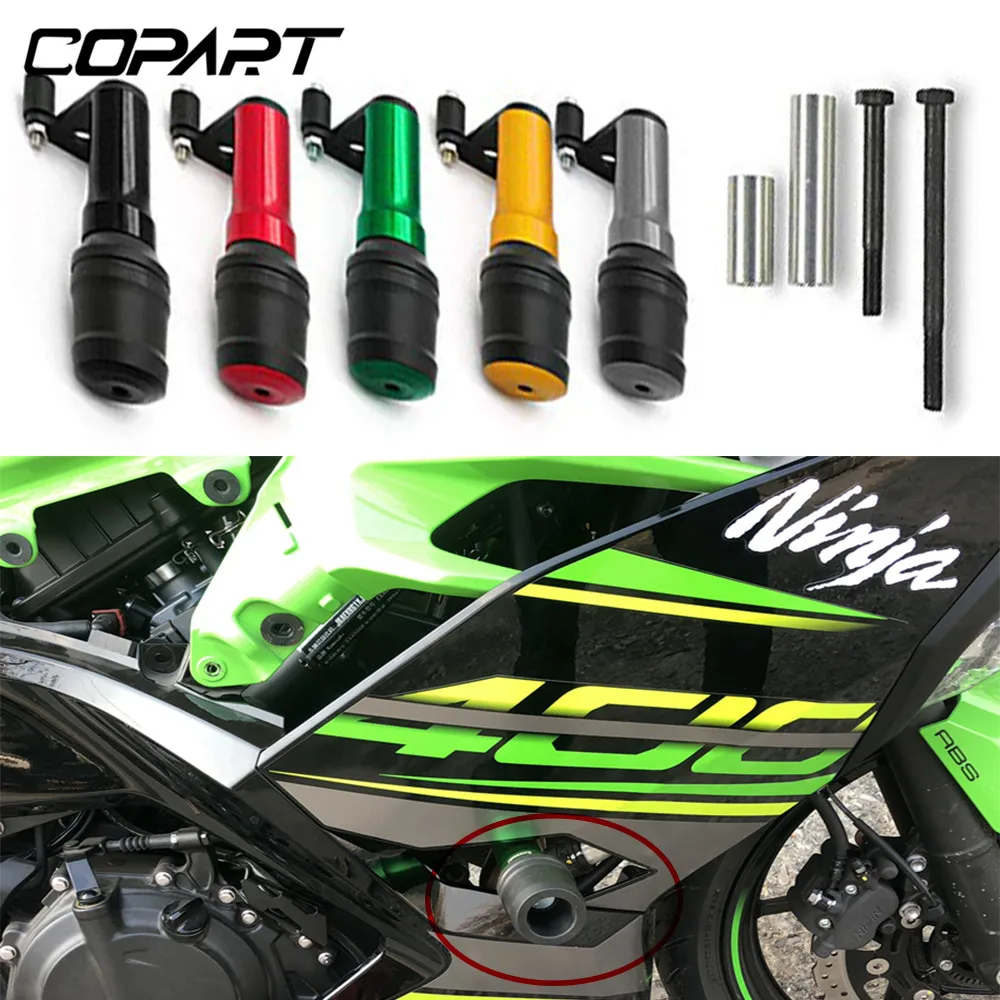 Для KAWASAKI NINJA400 NINJA 400 250 Z400 Z 400 Мотоцикл с ЧПУ Рамка слайдер защита двигателя защитная крышка защита от падения