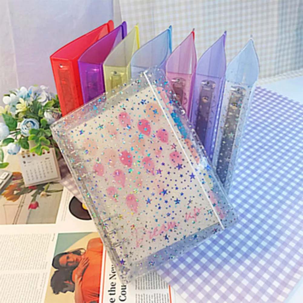 

Card Album Transparent Star Album Photo Album Photocard Holder Binders Albums Loose Leaf Binder School Supplies Home Decor