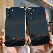 NOHON Liquid Silicone Casing For SAMSUNG S7 S8 PLUS S9 S10E LITE S20 FE ULTRA S21 PLUS Phone Case Silicone Cover