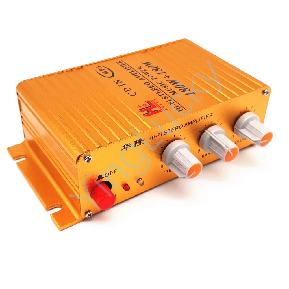 Миниатюрный усилитель мощности Arcacde 180 вт + MP3 hi fi стерео музыкальный с кабелем для