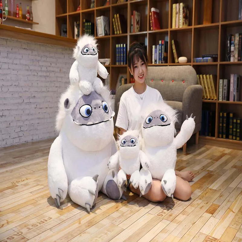 

35-55cm Yeti Abominable Snowman Mascot Child Pillow Cushion Doll Soft Stuffed Plush Toys Gift Christmas Present Creative Gift