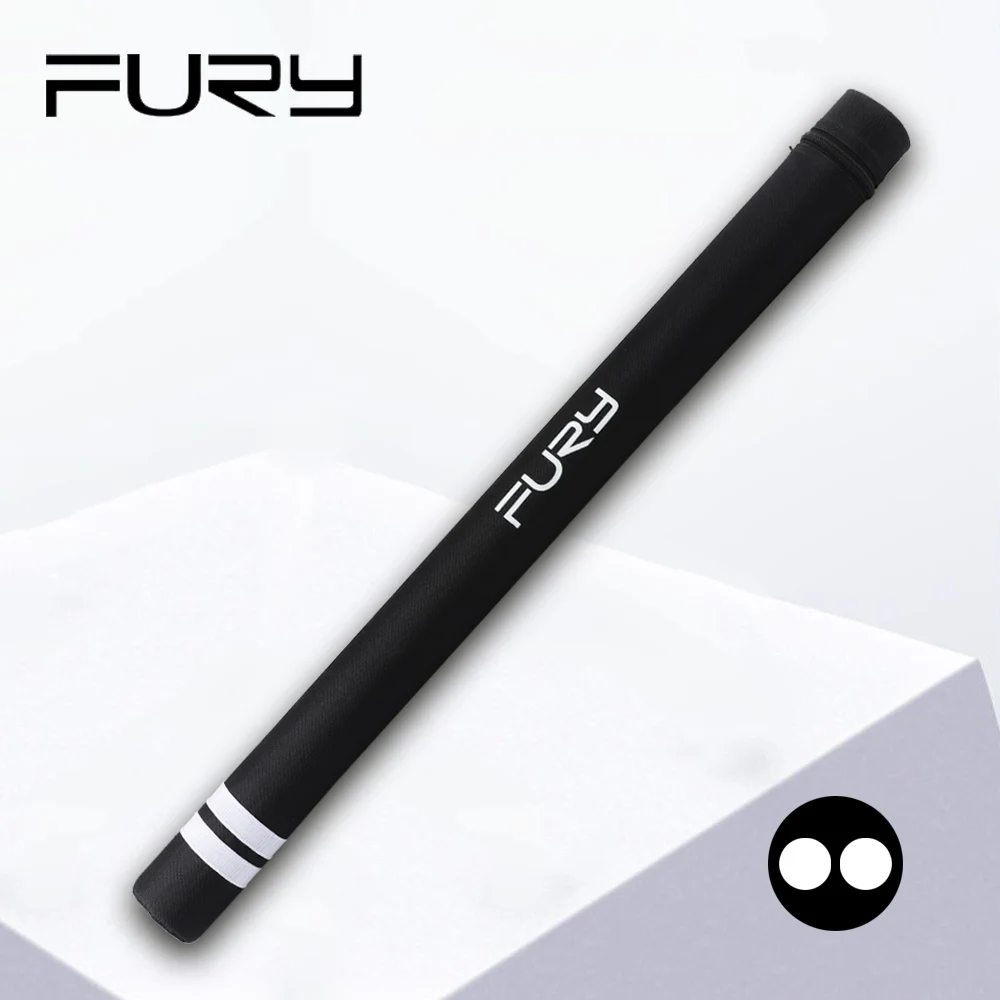 

FURY Billiard Case 2 Holes Tube Shape Canvas Oxford Pool Cue Bag 1/2 Billiard Cues Bag Cylinder New Arrival for Dropshopper