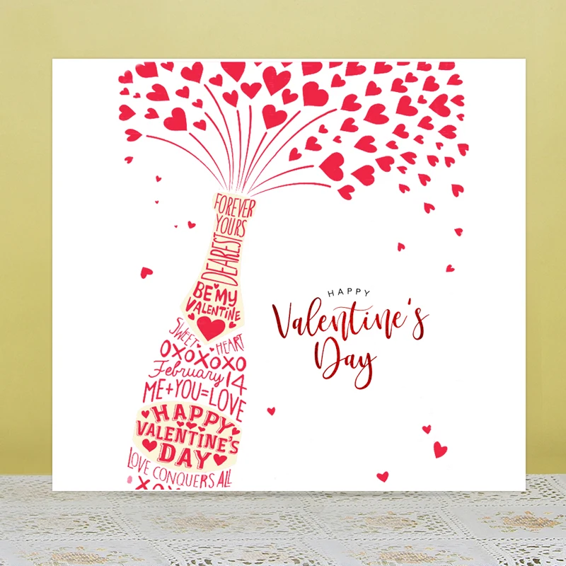 

AZSG Valentine's Day Clear Stamps/Silicone Transparent Seals for DIY scrapbooking Card Making 13*13cm