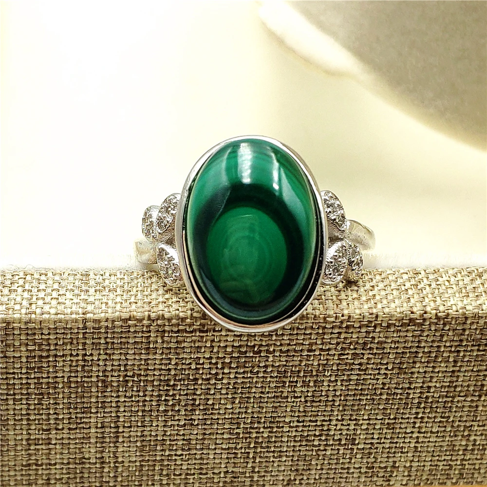 Новое натуральное малахитовое кольцо Chrysocolla регулируемое женские вечерние