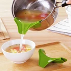 Креативная силиконовая насадка для супа, насадка-Воронка для кастрюль, кастрюль, мисок и банок, кухонное приспособление