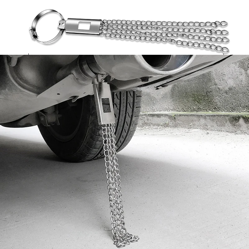 Car Universal Grounding Chain Anti-static Strip Ground Electrostatic Avoid Belt Metal Auto Antistatic Wire Bar | Автомобили и