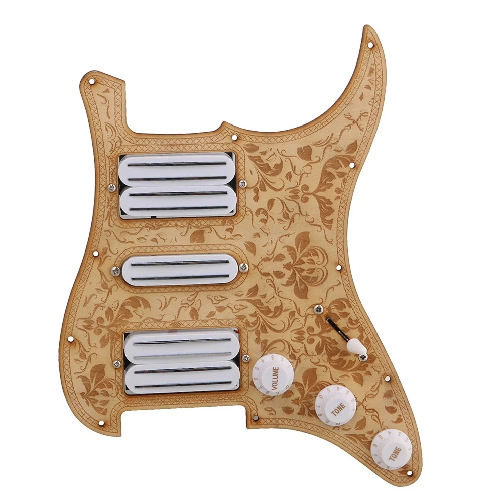 Кленовый баухиния с узором 11 отверстий HSH Набор накладок захват ручки