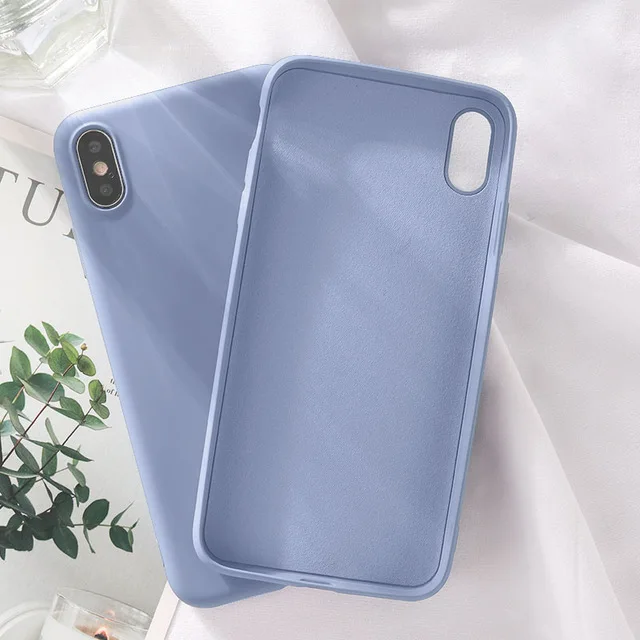 Серый NFH чехол из жидкого силикона для samsung Galaxy M10 M20 M30 A10 A20 A30 A40 A50 A70 A80 A90 J4 J6 A6 плюс A7 A9 A20e Мягкая обложка - Цвет: Серый