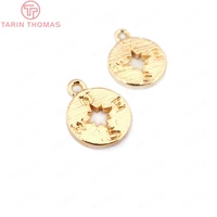 3356210pcs 108mm 24k gold color brass charms pendants high quality diy jewelry findings accessories wholesale