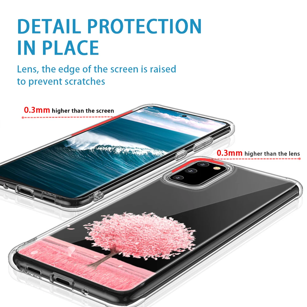 Чехол из мягкого ТПУ для Samsung Galaxy S10 S9 S8 S7 S20 Plus Ultra S10e A50 A51 A71 A70 A20 A10 A40 NOTE 10 Plus|Бамперы|