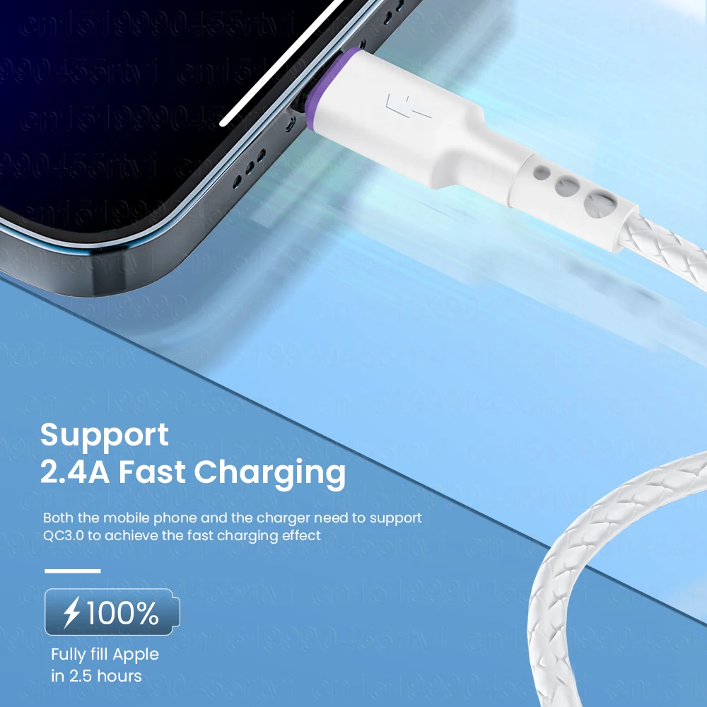 USB-кабель для быстрой зарядки 2020 а iPhone 13 12 11 Pro X XS Max 7 8 Plus iPad 0 25 1 м 2 | Мобильные