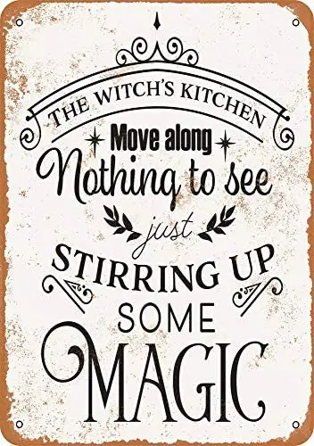 

The Witch's Kitchen Stirring Up Some Magic Vintage Metal Sign