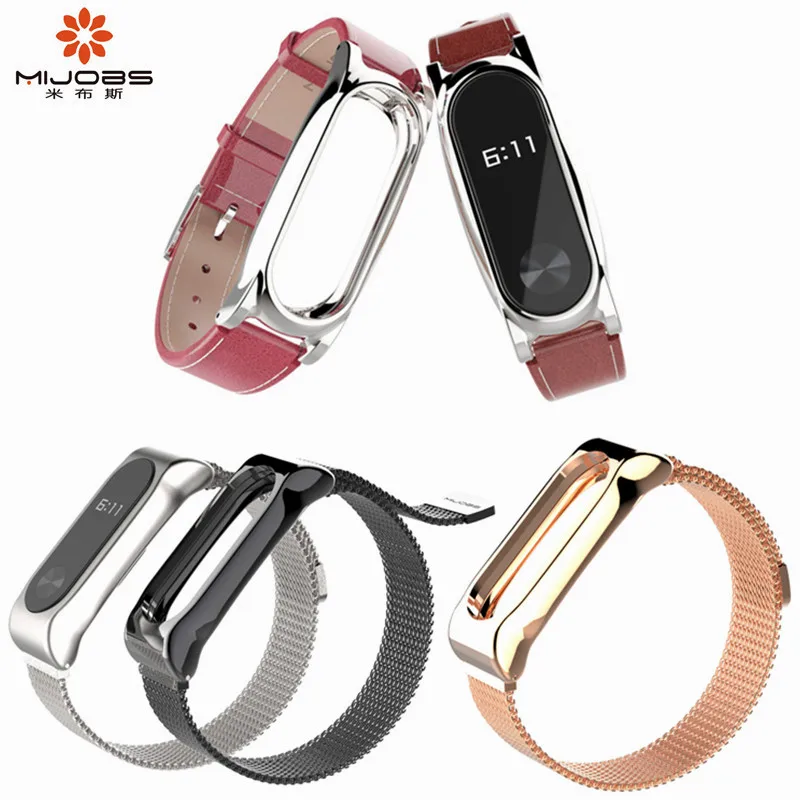 Mi band 2 металлический ремешок для Xiaomi mi Band 2 Браслет ремешок Смарт-часы