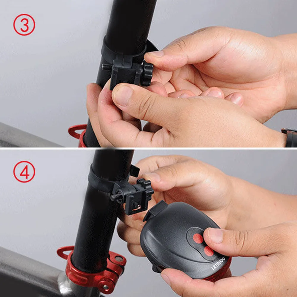 Мини 5 светодиодный задний фонарь для велосипеда с возможностью светильник режим