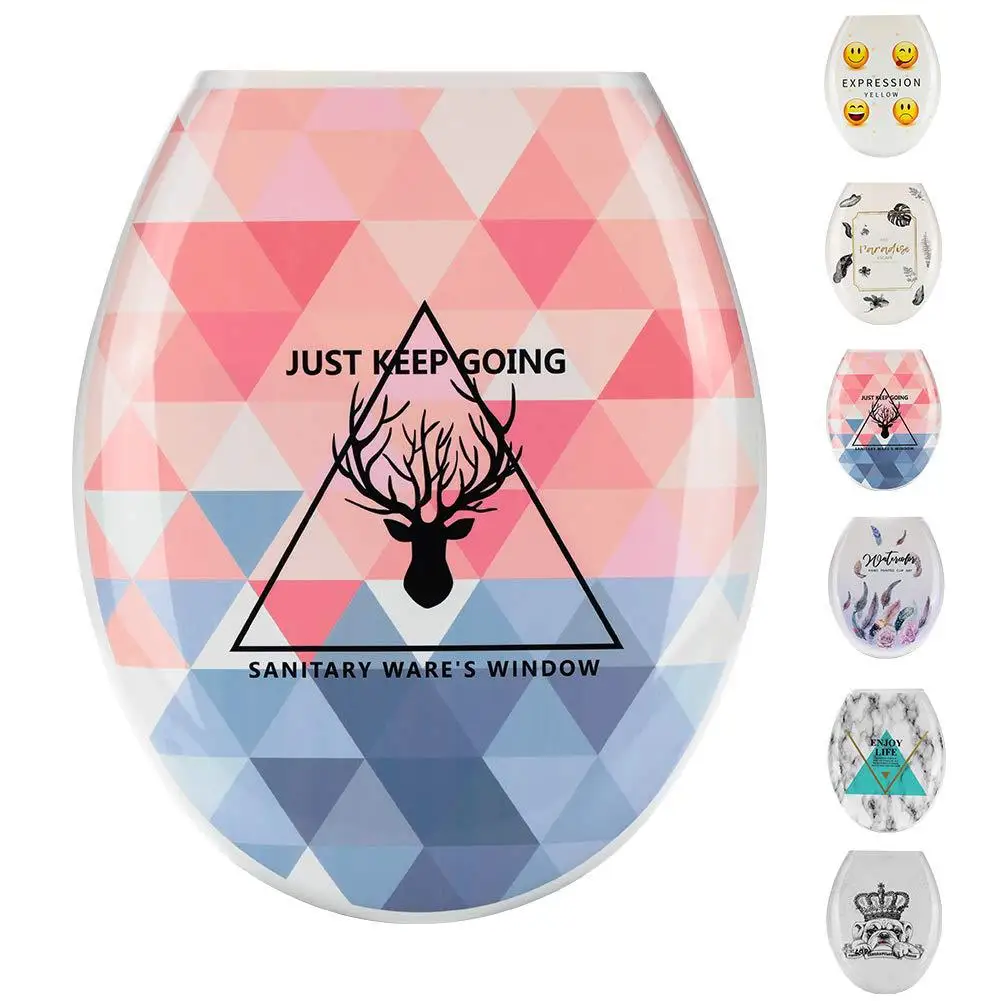 Крышка сиденья унитаза крышка U Тип Толстая Замена Универсальный Туалет PP доска