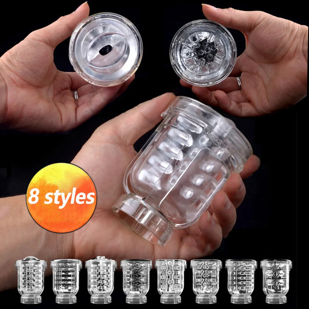 Электрическая чашка для мастурбации интерьер Оральный Вагинальный Анальный