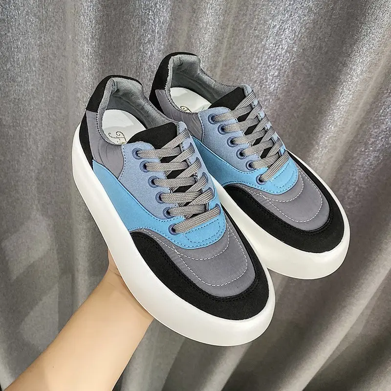 

Fashion Platform Sneakers New Autumn Women Shoes For Woman Casual Shoes Wild Platform Heels Female Leisure Women White Sneakers