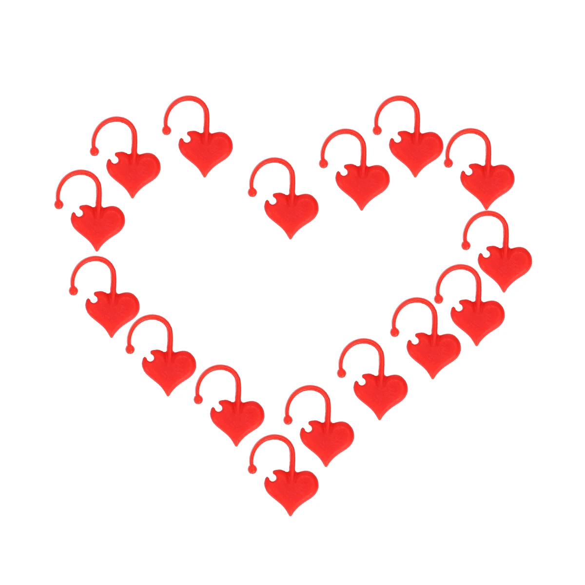 

New Classic Christmas Series Crochet Accessories Knitting Tools DIY Needle Cap Set Christmas Socks Love Marker Buckle Hot Sold