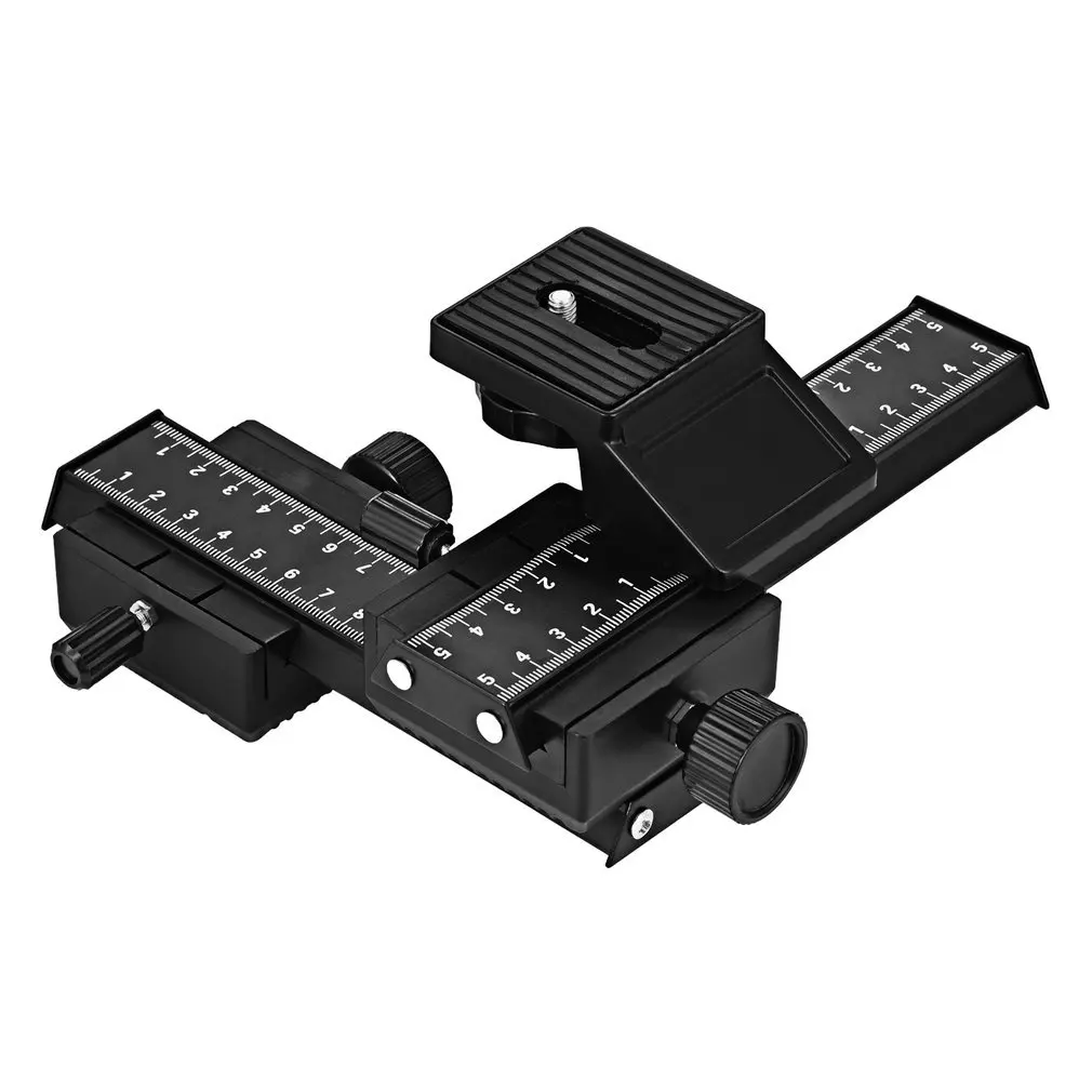 Pro 4 Way из магниевого сплава макро-фокусировка рельс слайдер крупным планом съемка