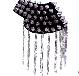 Эполет с кисточками для мужчин и женщин модный шикарный эполет заклепками из