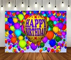 Цветной Виниловый фон для фотосъемки в честь Дня Рождения с изображением конфет