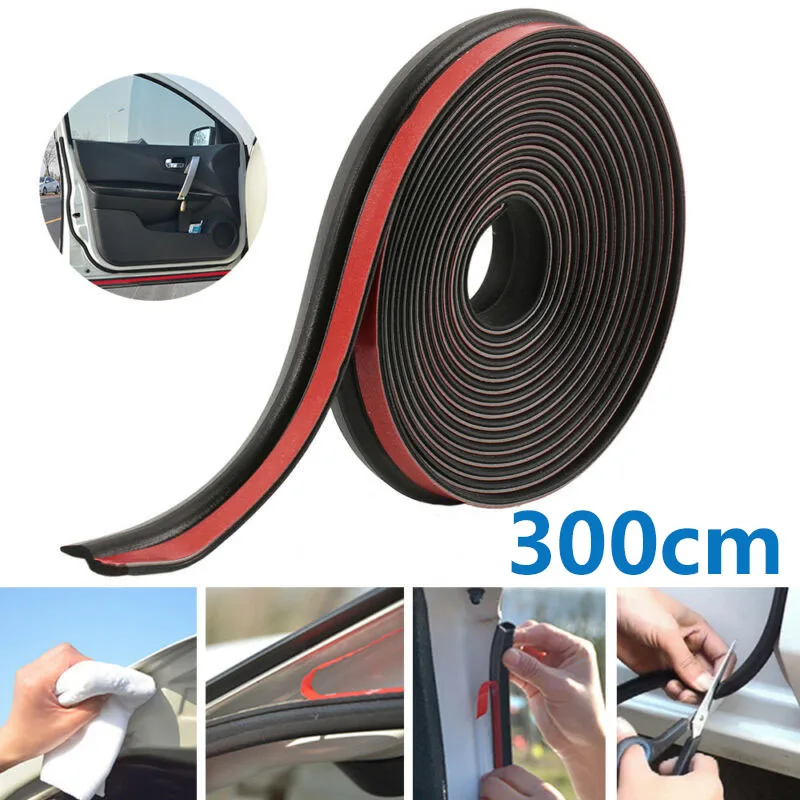 Отделка уплотнительная полоса внешняя 300 см z-образная оконная Дверь Резиновая A/B