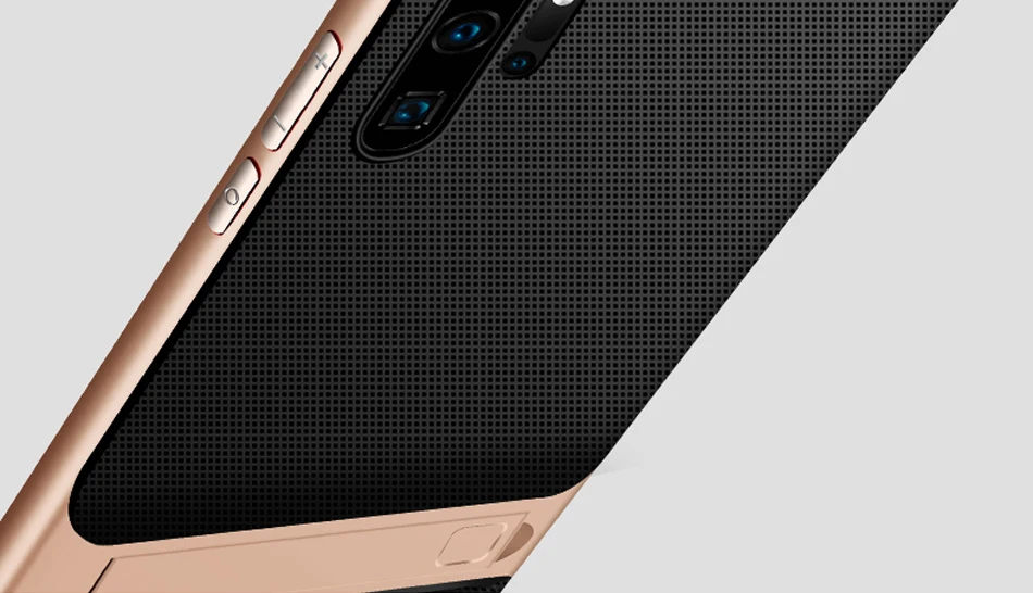 CAPSSICUM чехол с подставкой для huawei P30 Pro Чехол s PC силиконовый гибкий тонкий гелевый противоударный чехол с подставкой для задней панели P30PRO