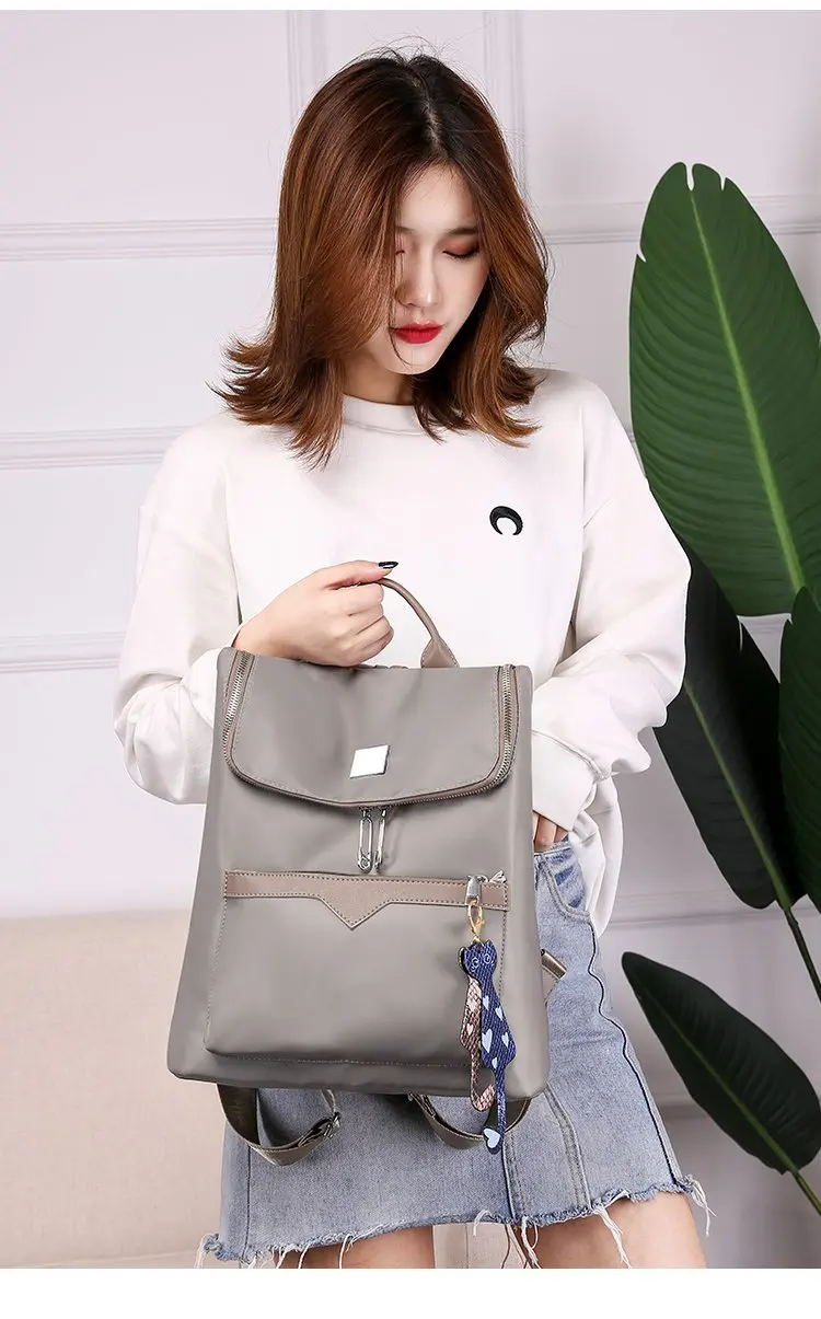 Luxury Brand Oxford Mochila Feminina Casual Backpack Women Shoulder Sac A Dos Femme Travel Bagpack Antitheft for | Багаж и сумки