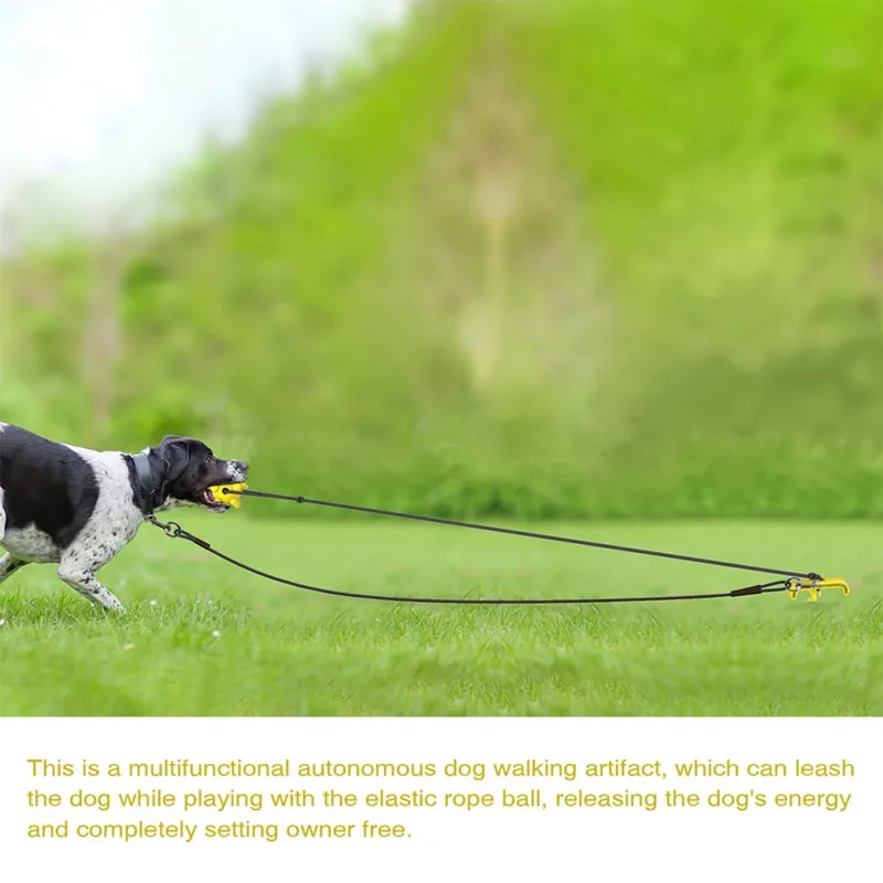 Жевательная игрушка для домашних животных уличный галстук прогулок с собаками