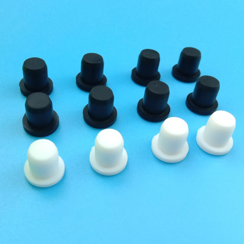 10 шт. Т Тип силиконовой резины мужские колпачки для отверстий заглушка круглый