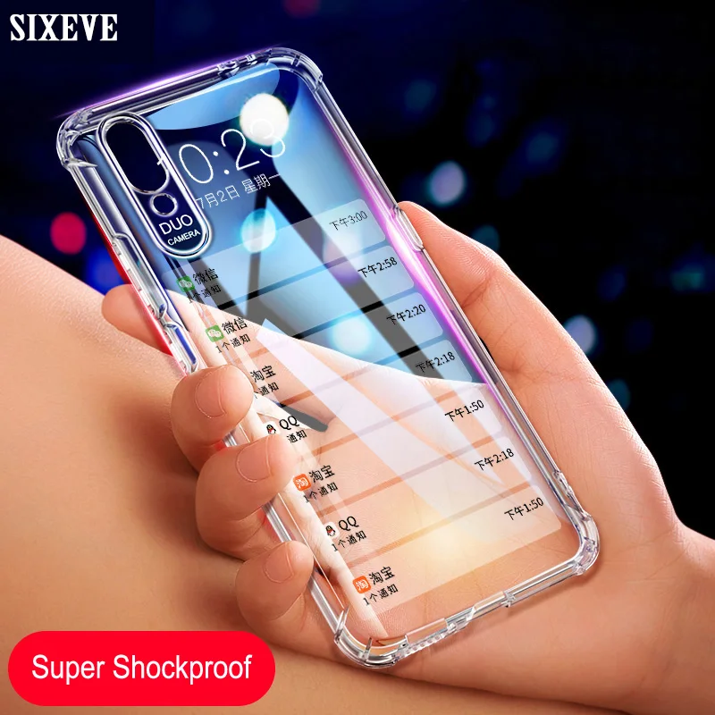 Роскошный противоударный чехол для Huawei P20 P30 Pro Honor 10 Lite Mate 20 X Nova 5 P smart 2019 мягкий