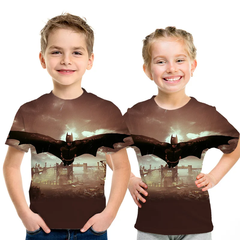 Одежда для детей летняя футболка с короткими рукавами детская человеком-пауком и