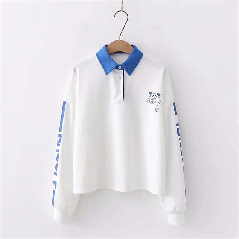 Женские толстовки с капюшоном Merry Pretty буквенным принтом и воротником поло зимние