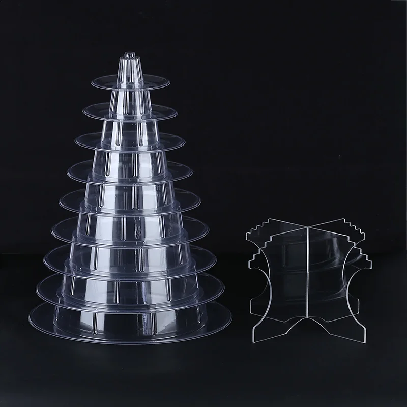 10-слойная витрина для макарон башня кексов подставка пирожных украшения свадьбы